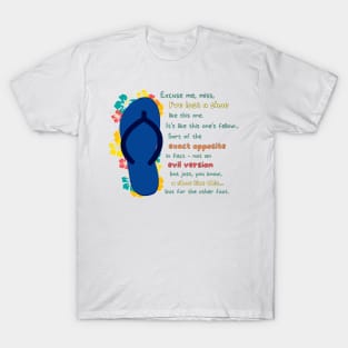 I've Lost a Shoe Aldous Snow T-Shirt